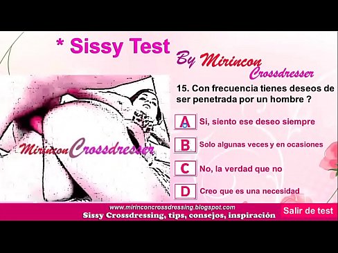 Atrévete a descubrir cuan Sissy eres aquí - bit.ly/SissyTestESPÑ