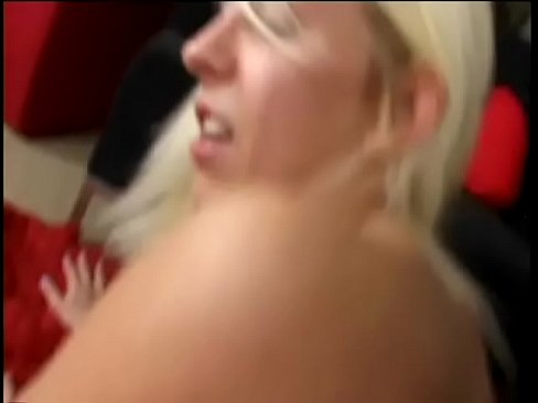 Sweet blonde slut takes hard cock after it was sucked