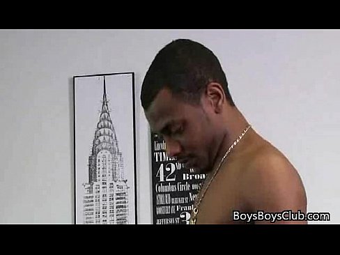 Blacks On Boys - Black Muscled Dude Fucking White Gay Boy 28