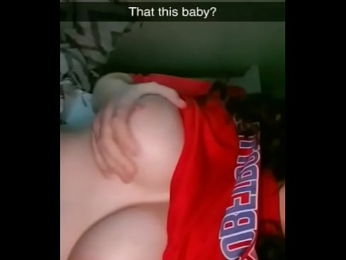 Girlfriend plays with boobs