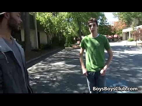 Black On Boys - Black Muscular Dude Fuck White Skinny Gay Boy 02