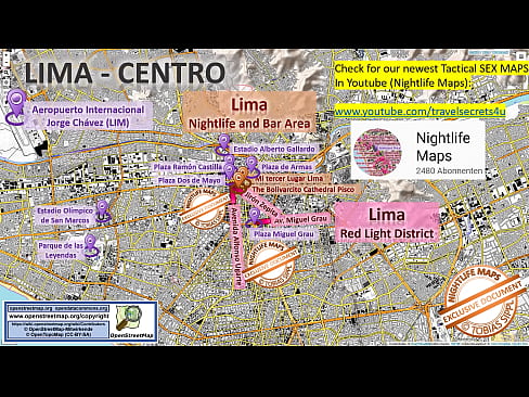 Street Prostitution Map of Lima with Indication where to find Streetworkers, Freelancers and Brothels. Also we show you the Bar and Nightlife Scene in the City