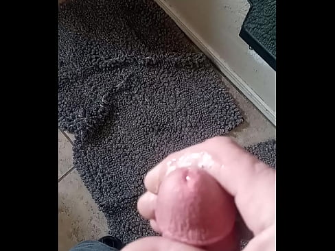 Cumming in a friend's bathroom real quick