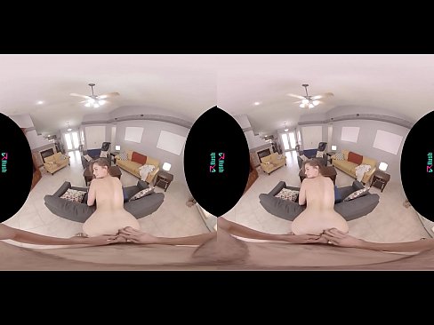 Petite blonde gets bent over and fucked in virtual reality