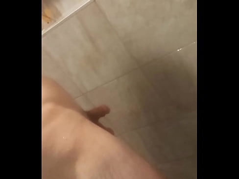 Boy gets wet and pee at gym