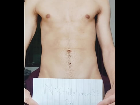 Verification video with man moaning And craving for sex