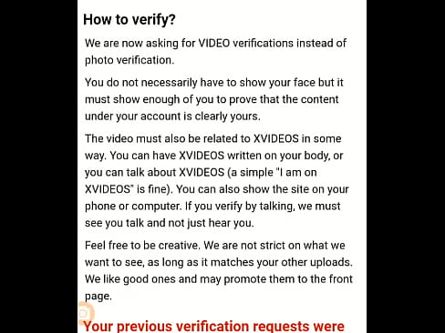 Verification video more my account