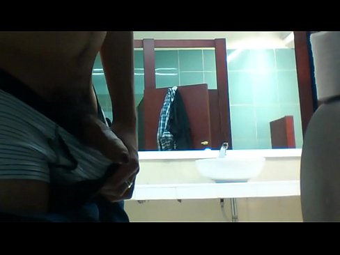 public jerking bathroom naked solo wanker
