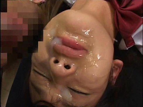 pretty Japanese getting Bukkake 1