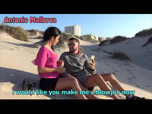 PUBLIC BLOWJOB ON THE BEACH OF PORTUGAL