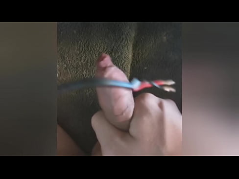 Boy slut punishes his small cock