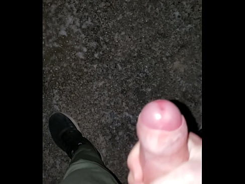 Soloboy masturbate and cum outdoor