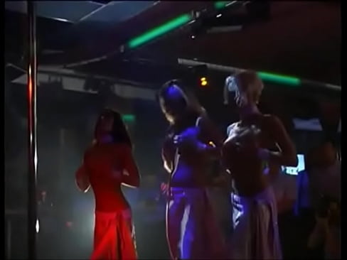 3 diamond girls strip tease in a club