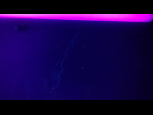 Cumshot stains above bed under blacklight comment please