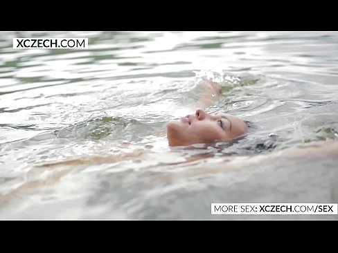 Beautiful asian water nymph making erotic swimming - XCZECH.COM