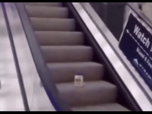 There's mayonaise going up escalator