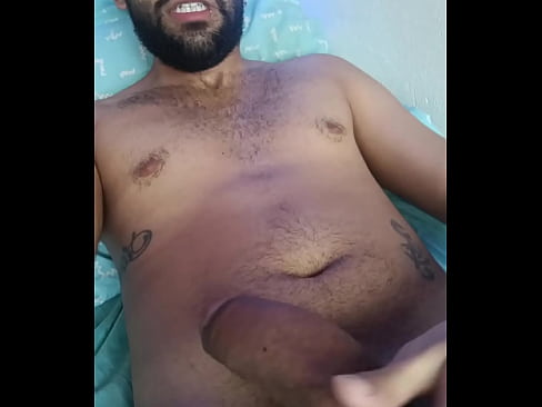 Camilo Brown CBT Big Cock Quick Balls Slapping Jerk Off and Cum Eating