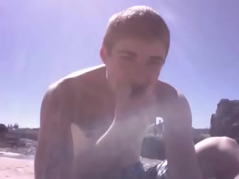 Public Beach Jerk Off