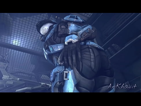 [AnKhajiit] Spartan Kat B320 from Halo: Reach gets Her Feet and Ass Fucked