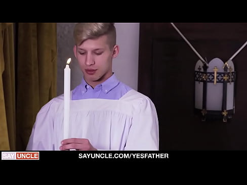 Gay Priest and Religious Boy - Altar Training