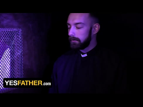 Horny Dude Gets His Ass Fucked Hard At The Confession Booth By Pervert Priest