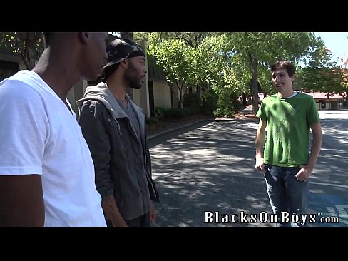 Chris Kingston Gets Fucked By Two Black Guys