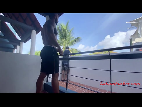 The Balcony Sex With Hot Latino Twink