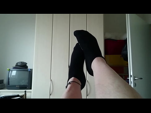 Schwarze Sneaker Socken