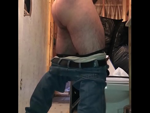 Construction Worker Anal Break with small cumshot ending