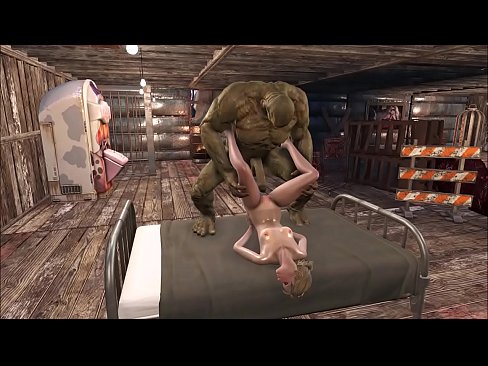 FO4 The Blonde Hottie and the Green Monster