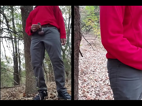 ALAN THICK MONSTER DICK OUTDOOR FOREST