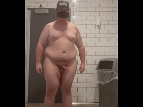 Sexy chub getting naked