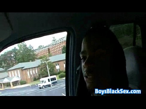 BlacksOnBoys - Gay Interracial Bareback Hardcore Fuck Video 17