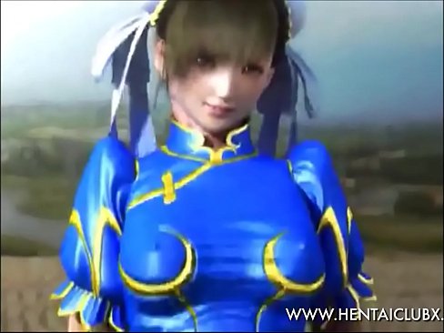 sexy Street Fighter Sexy Ecchi Chun Li riding an Exercise Ball sexy