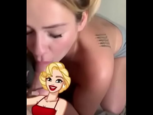 Hot Blonde Sucking a cock