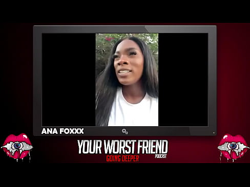 Behind the scenes interview with Ana Foxxx, gorgeous ebony pornstar