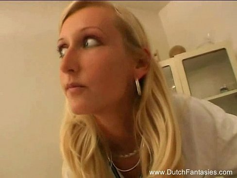 Blonde Dutch Doctor Fucks Her Patient