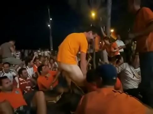 Guy Pantsed at Rally