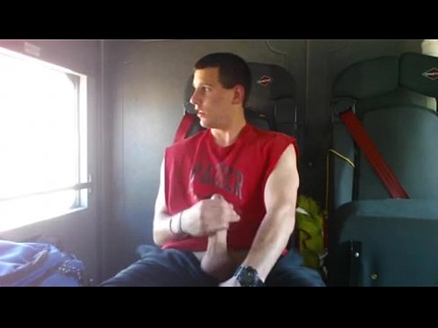 Cumming inside a fire truck