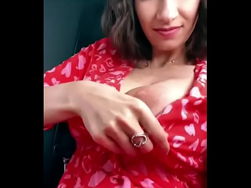 Real public masturbation on the Uber taxi back seat