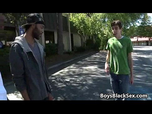 Blacks On Boys - Bareback Black Guy Fuck White Twink Gay Boy 08