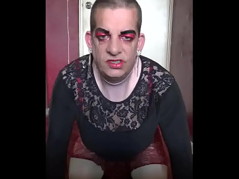 crossdresser putting himself on offer