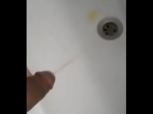 Arab man pissing a lot