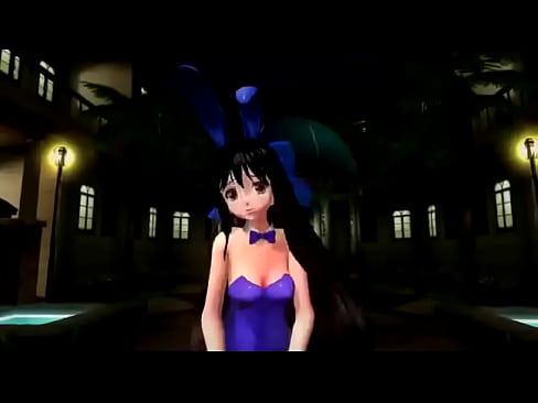 fan service  CM3D Please look at me Bunny girl in ecchi dance 2 ecchi voice WARNING