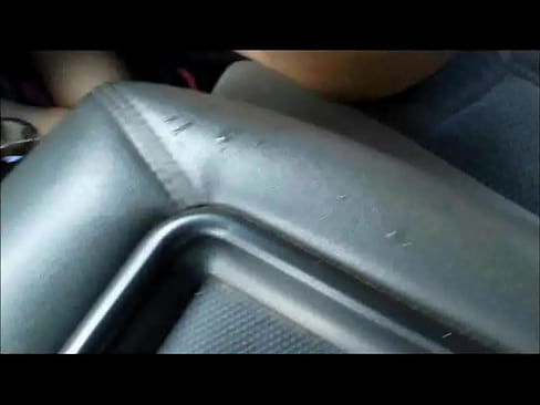 fucks her with a dildo the car