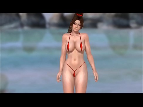 Mai Shiranui in a Micro Bikini DOAX3