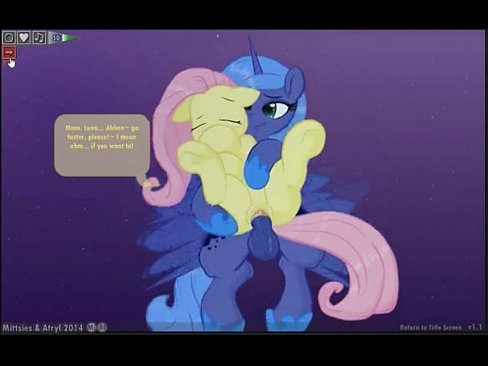 fluttershy and luna porn