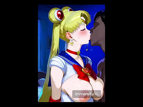 Sailor fantasía en un motel, hentai porno