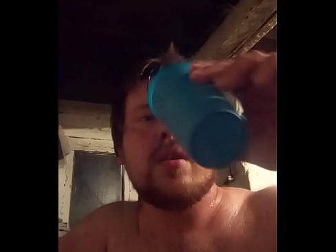 I FINISHED THREE TIMES AND LOWERED THE SPERM INTO A GLASS, THEN POURED IT INTO MY MOUTH AND ON MY FACE!!! CUMSHOT ON THE FACE AND IN THE MOUTH!!!! SWALLOWED HIS OWN FRESH SPERM!!! I POURED THE SPERM ON MY FUCKING FACE!!!