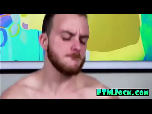 Jock FTM Fuck by a Hung Muscle Stud